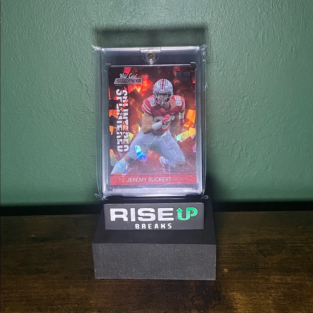 2021 wild card alumination Jeremy Rucker holo lux Splintered 162/199.